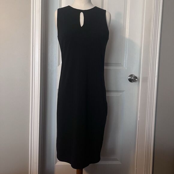 Ralph Lauren Dress Size M LBL Sheath Keyhole Front Knee Length Stretchy - Picture 9 of 9